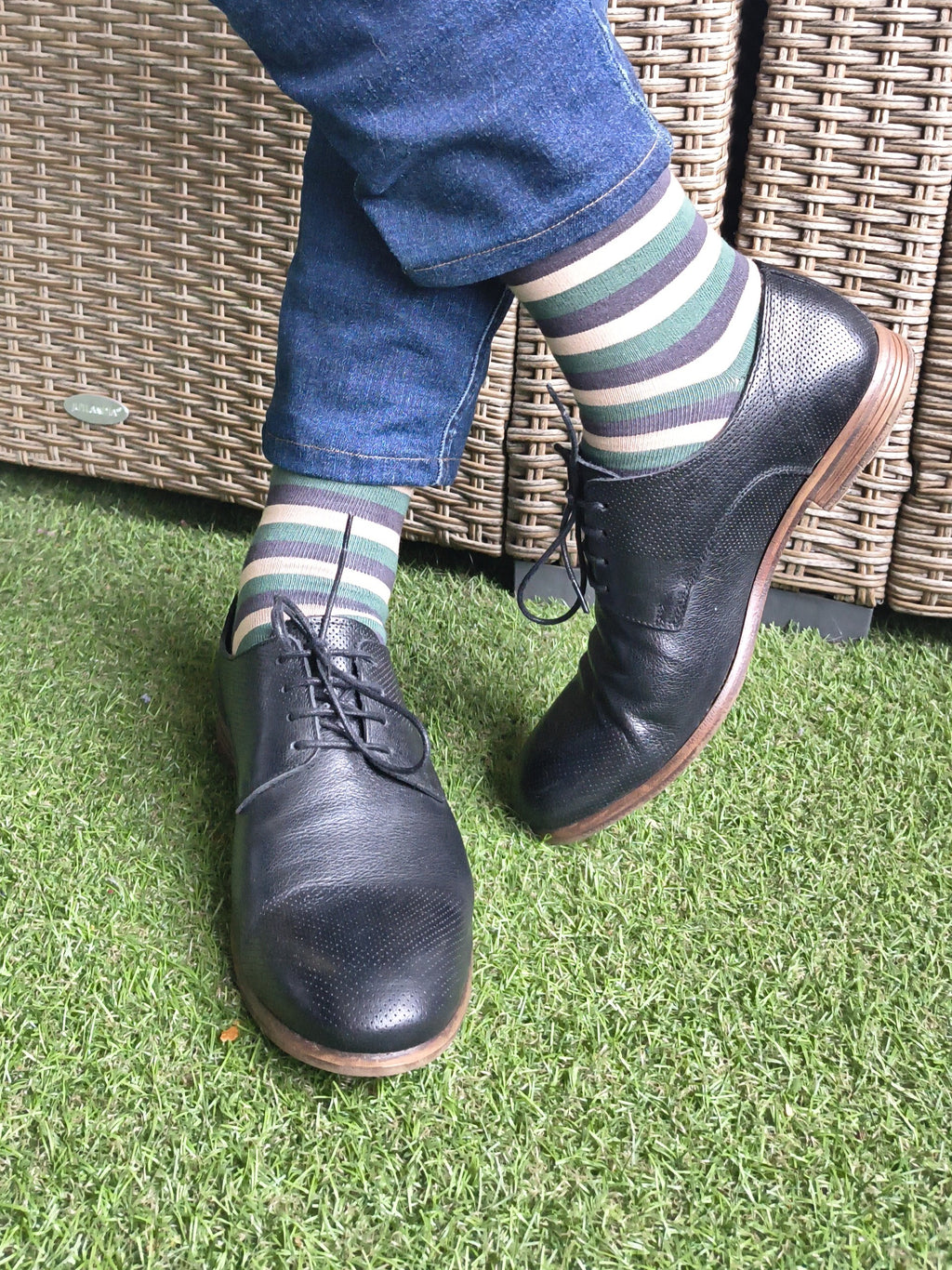 Čarape green&gray