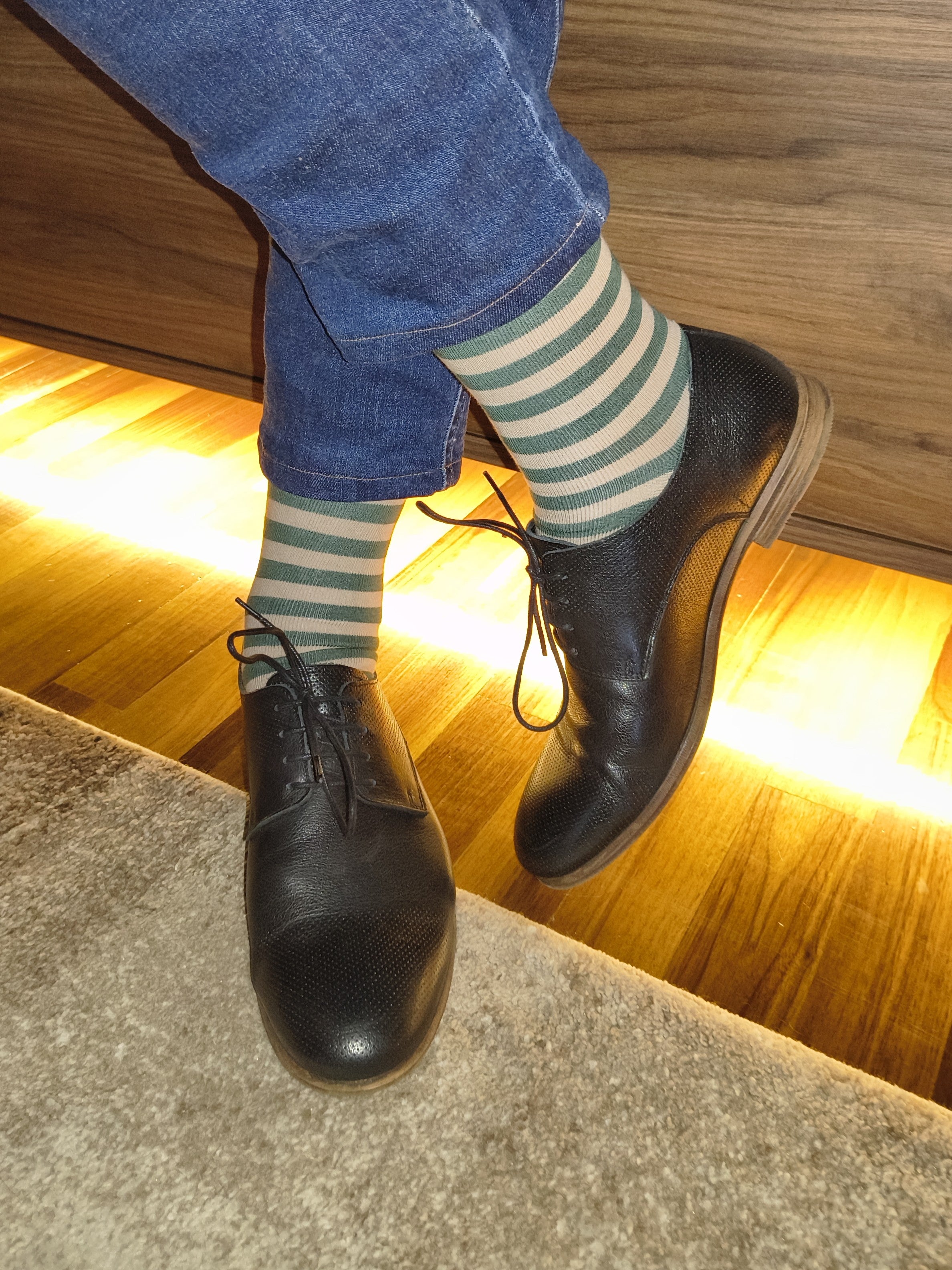 Čarape green stripes