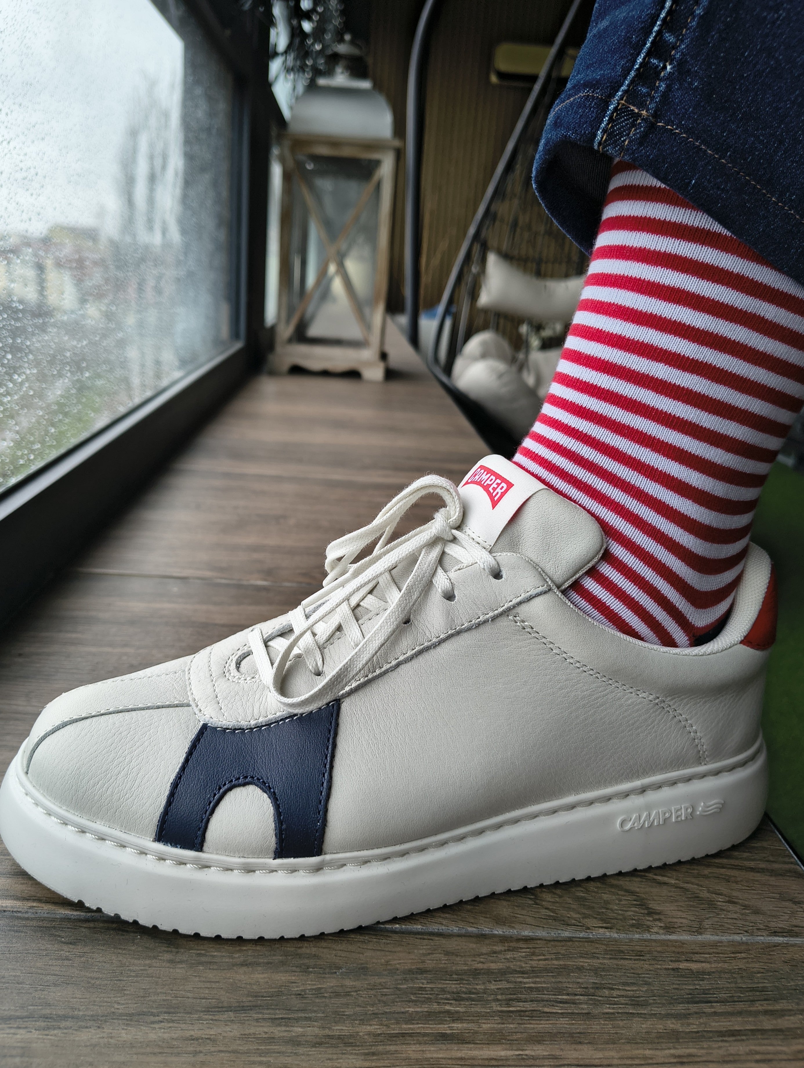 Čarape red&white